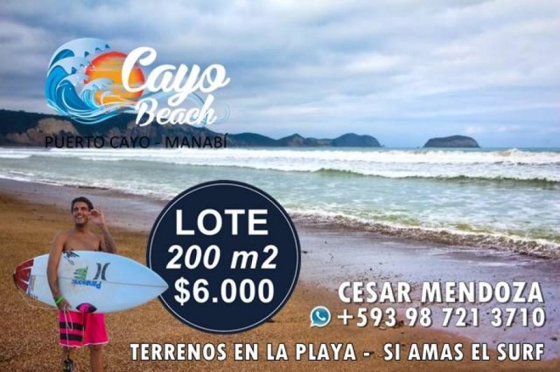 Foto Terreno en Venta en PUERTO CAYO, Jipijapa, Manabi - 52 hectareas - U$D 6.000 - TEV28566 - BienesOnLine