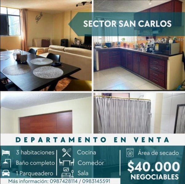 Departamento en Venta en  Quito, Pichincha