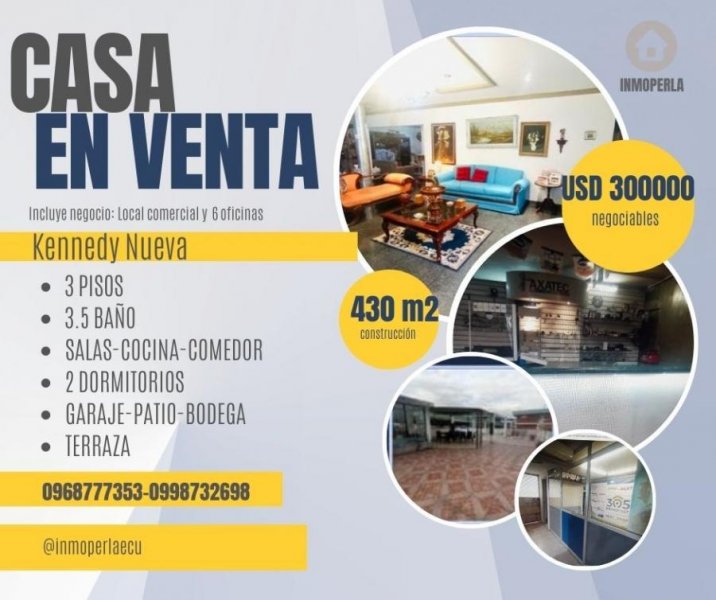 Casa en Venta en Tarqui Kennedy Norte, Guayas