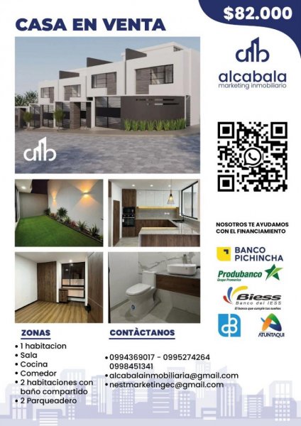 Casa en Venta en Sagrario Ibarra, Imbabura