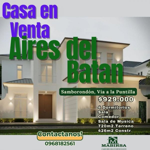 Foto Casa en Venta en Samborondón, Samborondón, Guayas - U$D 929.000 - CAV32406 - BienesOnLine