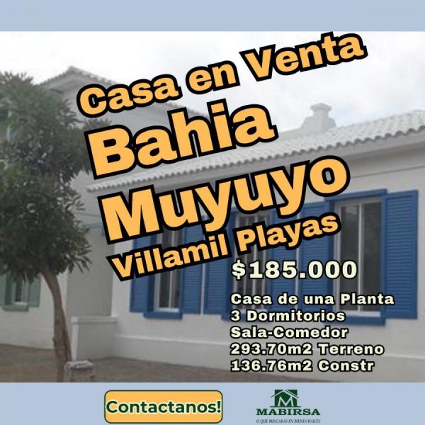 Casa en Venta en Playas General Villamil, Guayas