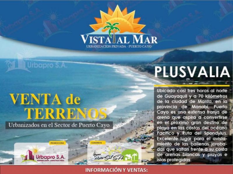 Foto Terreno en Venta en Manta, Manabi - U$D 8.000 - TEV14665 - BienesOnLine