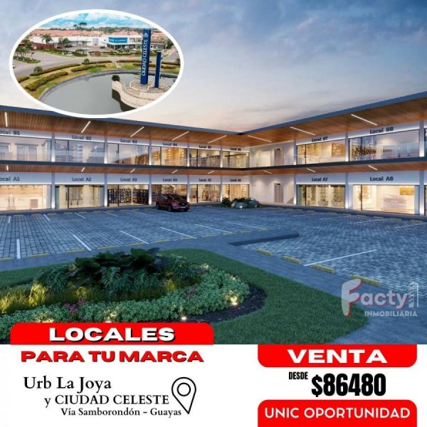 Conjunto locales en venta en la Joya