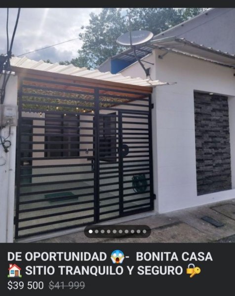 DE OPORTUNIDAD 😱- BONITA CASA 🏠 SITIO TRANQUILO Y SEGURO 🔐