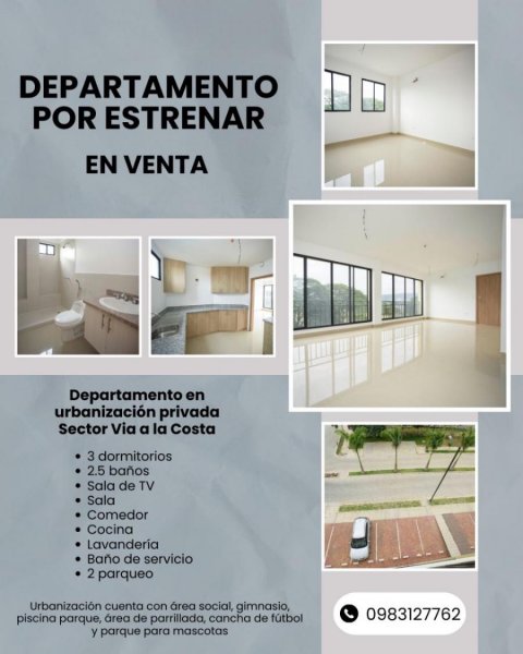 Departamento en Venta en  Guayaquil, Guayas