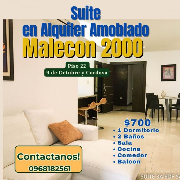 Departamento en Arriendo en  Guayaquil, Guayas