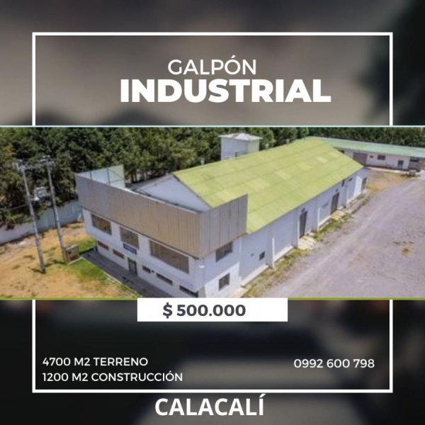 Nave en Venta en Calacalí Quito, Pichincha