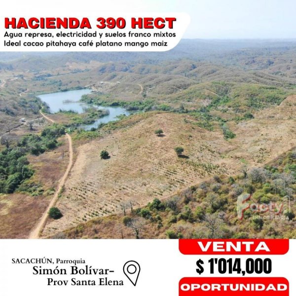 Hacienda en Venta en Julio Moreno (Simón Bolívar) Vía a la Costa, Santa Elena