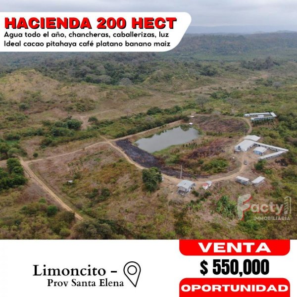 Hacienda en Venta en Parroquia Limoncito Santa Elena, Santa Elena