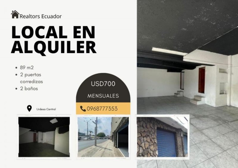 Local en Arriendo en Tarqui Urdesa Central, Guayas