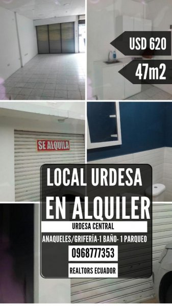 Local en Arriendo en Tarqui Urdesa Central, Guayas