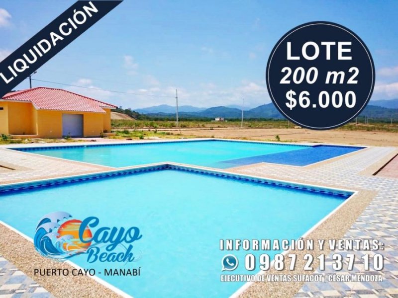 Terreno en Venta en PUERTO CAYO Jipijapa, Manabi