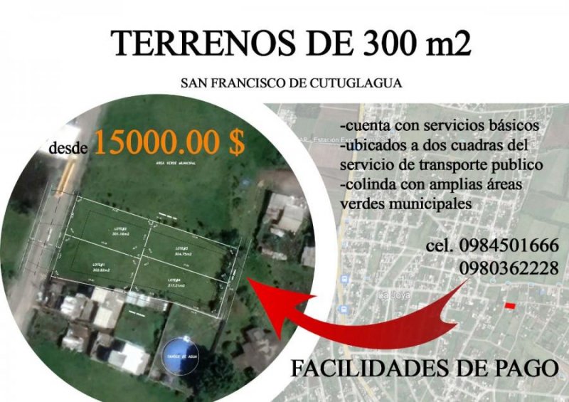 Terreno en Venta en CUTUGLAGUA Mejía, Pichincha