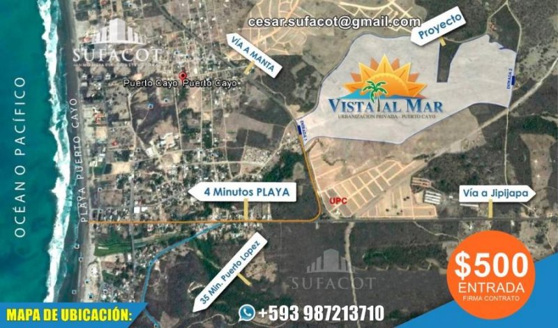 Foto Terreno en Venta en Manabí, Puerto Cayo, Manabi - 56 hectareas - U$D 12.750 - TEV30106 - BienesOnLine