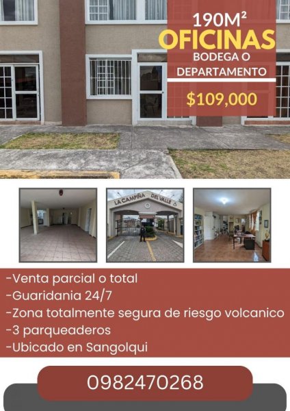 Oficina en Venta en  Rumiñahui, Pichincha