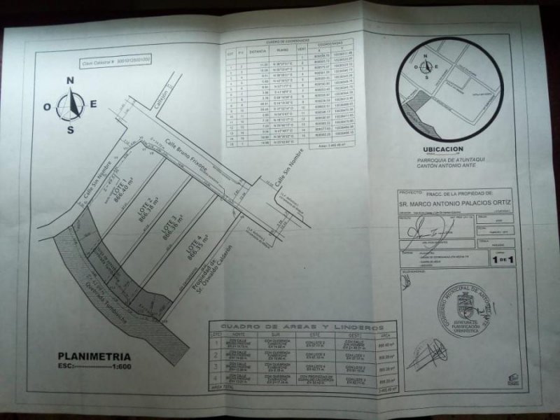 Terreno en Venta en  Antonio Ante, Imbabura