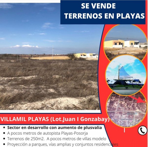 Terreno en Venta en  Playas, Guayas