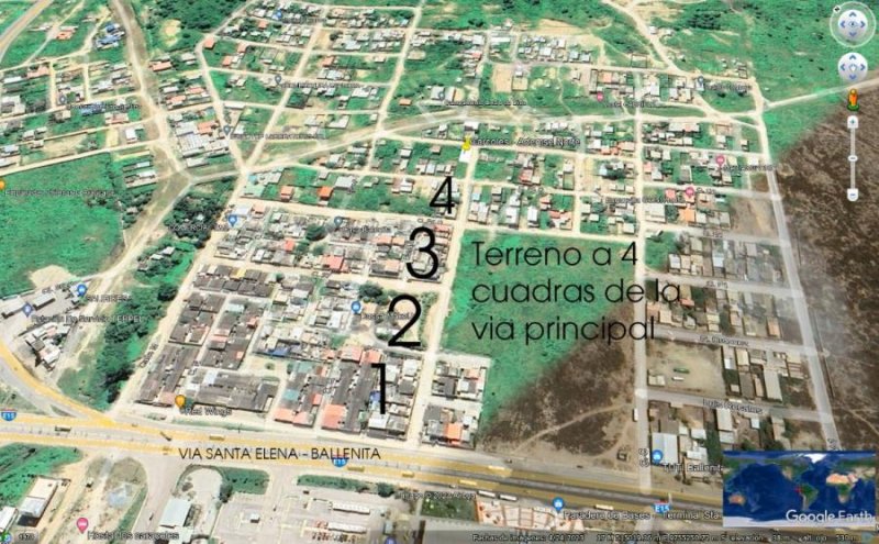 Terreno en Venta en Ballenita Santa Elena, Santa Elena