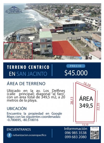 Foto Terreno en Venta en CHARAPOTO, SAN JACINTO, Manabi - U$D 45.000 - TEV30863 - BienesOnLine