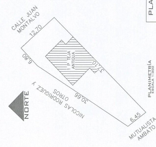 Terreno en Venta en La Matriz Ambato, Tungurahua