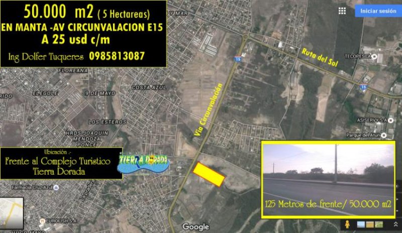 Foto Terreno en Venta en MANTA, Manta, Manabi - U$D 1.250.000 - TEV19346 - BienesOnLine