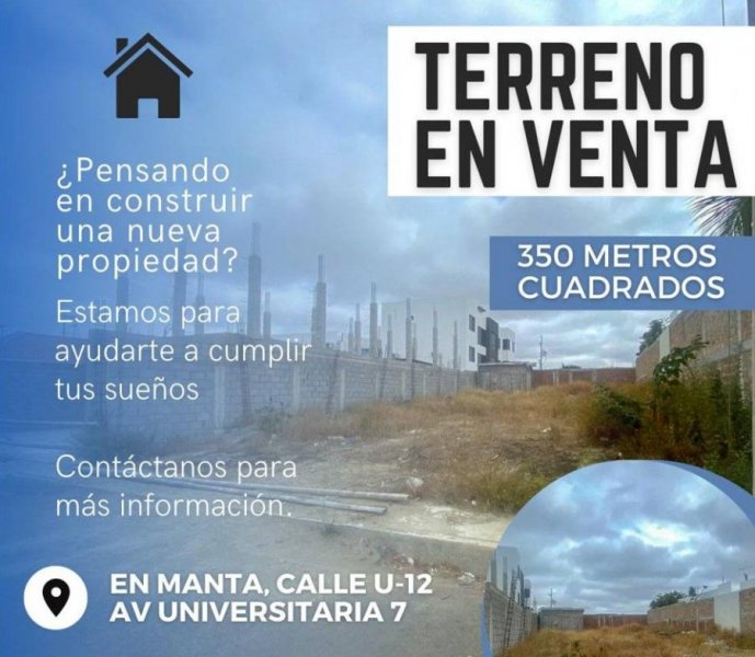 Foto Terreno en Venta en Manta, Manta, Manabi - U$D 80.000 - TEV35279 - BienesOnLine