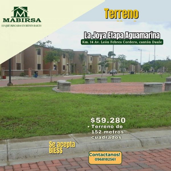 Terreno en Venta en Daule Urbanización La Joya, Guayas