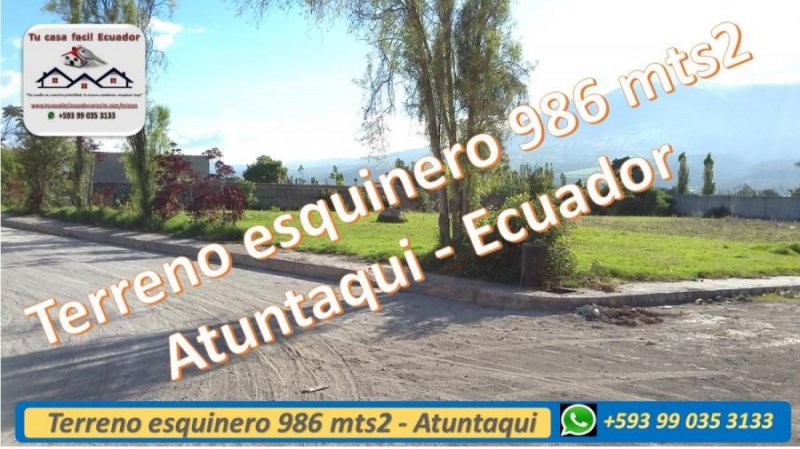 Foto Terreno en Venta en Antonio Ante, Imbabura - U$D 58.000 - TEV28867 - BienesOnLine