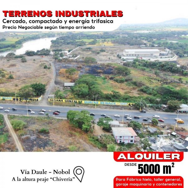 Terreno en Arriendo en Peaje Chivería Vía Daule, Guayas