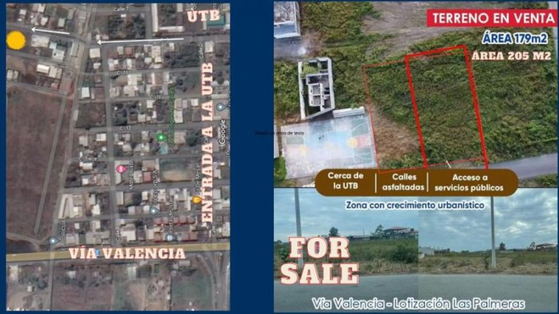 Terreno en Venta en  Quevedo, Los Rios