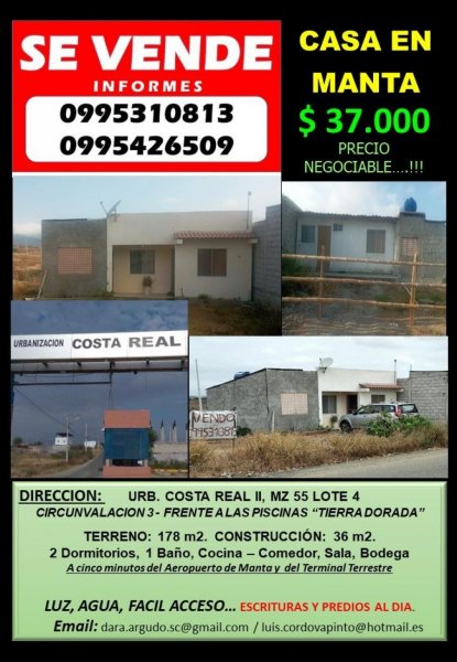 Casa en Venta en Jaramijo Jaramijó, Manabi