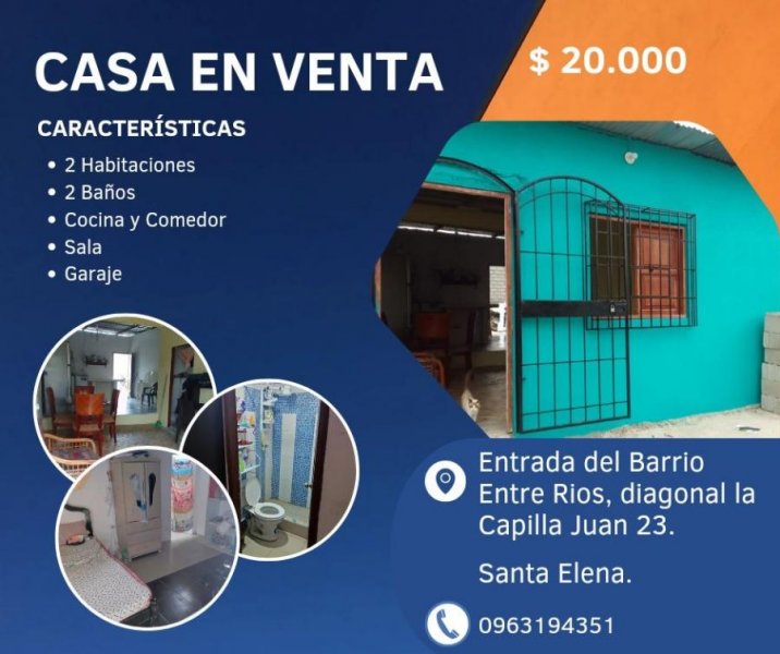 Venta casa en Santa Elena 