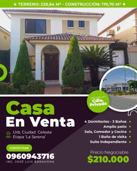 Foto Casa en Venta en SAMBORONDON, Samborondón, Guayas - U$D 210.000 - CAV34493 - BienesOnLine