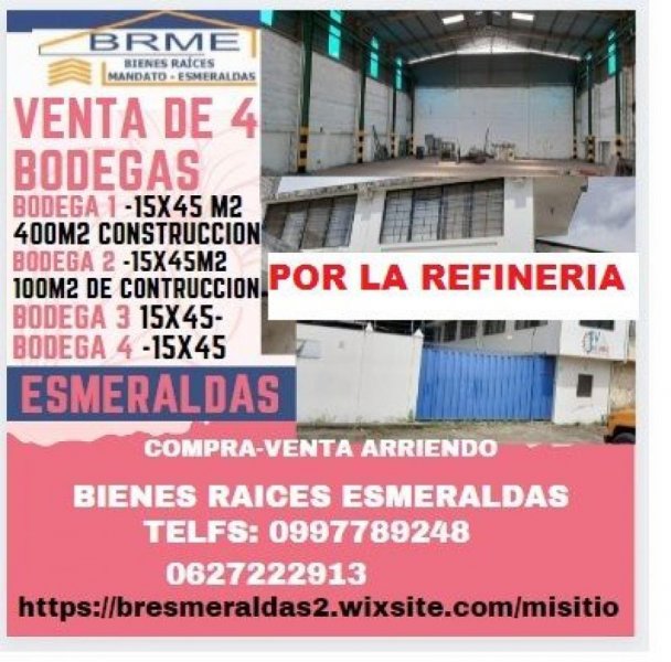 Nave en Venta en  ESMERALDAS, Esmeraldas