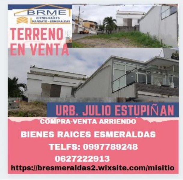 Terreno en Venta en ESMERALDAS ESMERALDAS, Esmeraldas